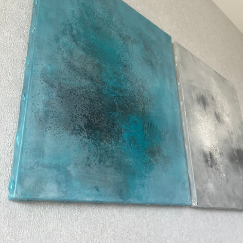 現代アート 2枚set モダン インテリア アートパネル 抽象画 絵画