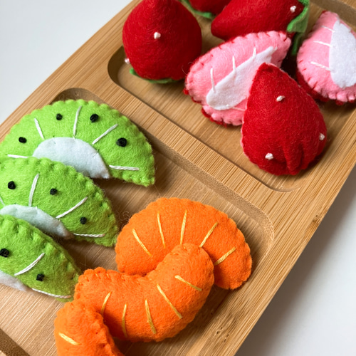 受注製作♡送料無料】フェルト おままごと パンケーキ おもちゃ・人形