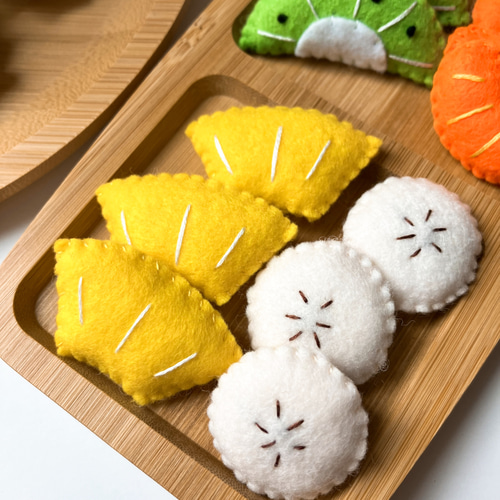 受注製作♡送料無料】フェルト おままごと パンケーキ おもちゃ