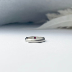 3mm  アンティーク リング　指輪 ステンレス 刻印対応 アレルギーフリー ギフト プレゼント 艶消し マット 6枚目の画像