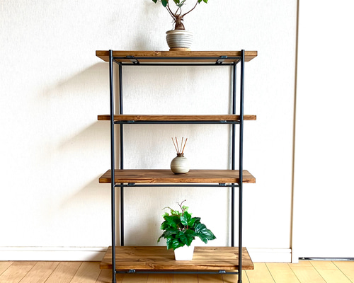 W60×D20×H90 シェルフ オーダー可 アイアン 棚・シェルフ・ラック