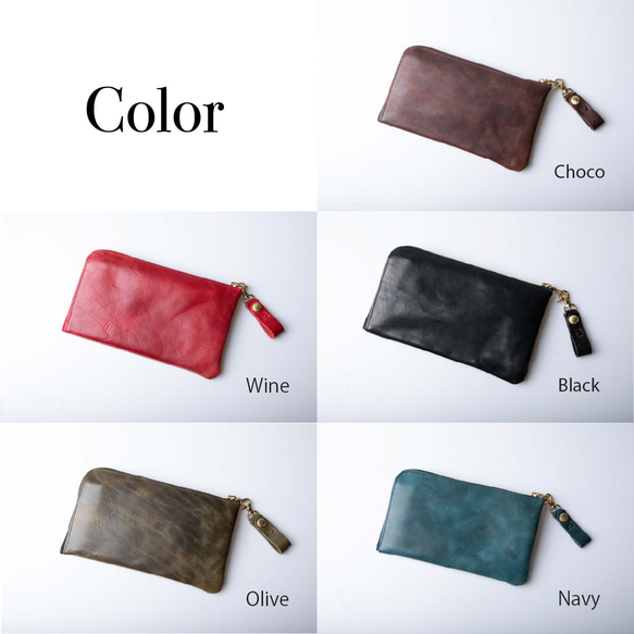 【在庫限りのビッグセール】お財布とバッグ機能がこれひとつで 馬革 お財布 バッグ サコッシュ JAW009 19枚目の画像