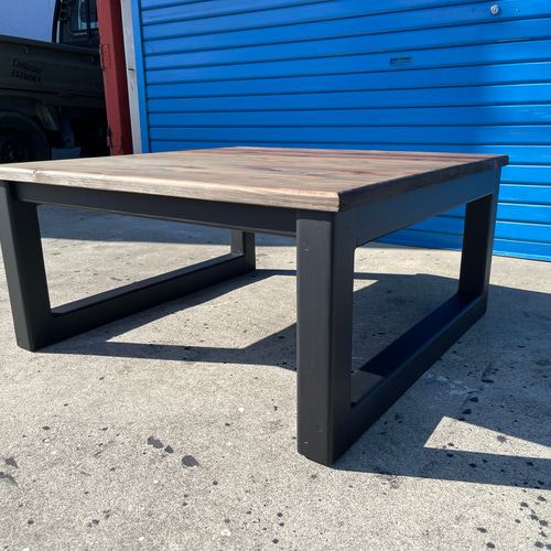 hotaru 正方形型 ローテーブル 四角 ソファーテーブル ちゃぶ台 男前