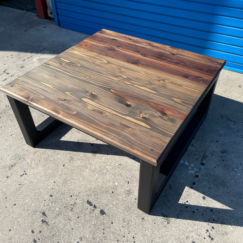 hotaru 正方形型 ローテーブル 四角 ソファーテーブル ちゃぶ台 男前