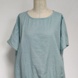 ダブルガーゼのプルオーバー　ゆったりタイプ／受注制作です。 6枚目の画像