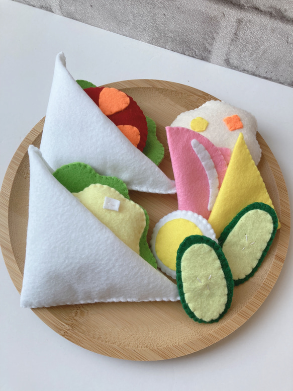受注製作♡送料無料】フェルト おままごと サンドイッチB