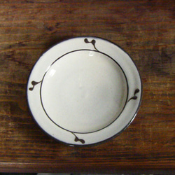 イッチン文豆皿（透明）／オーダー受付可 1枚目の画像