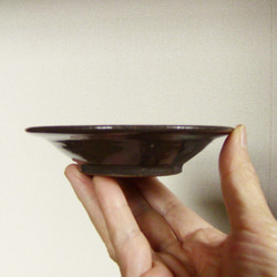 イッチン文豆皿（透明）／オーダー受付可 6枚目の画像