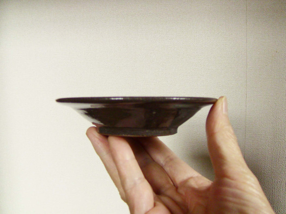 イッチン文豆皿（透明）／オーダー受付可 6枚目の画像