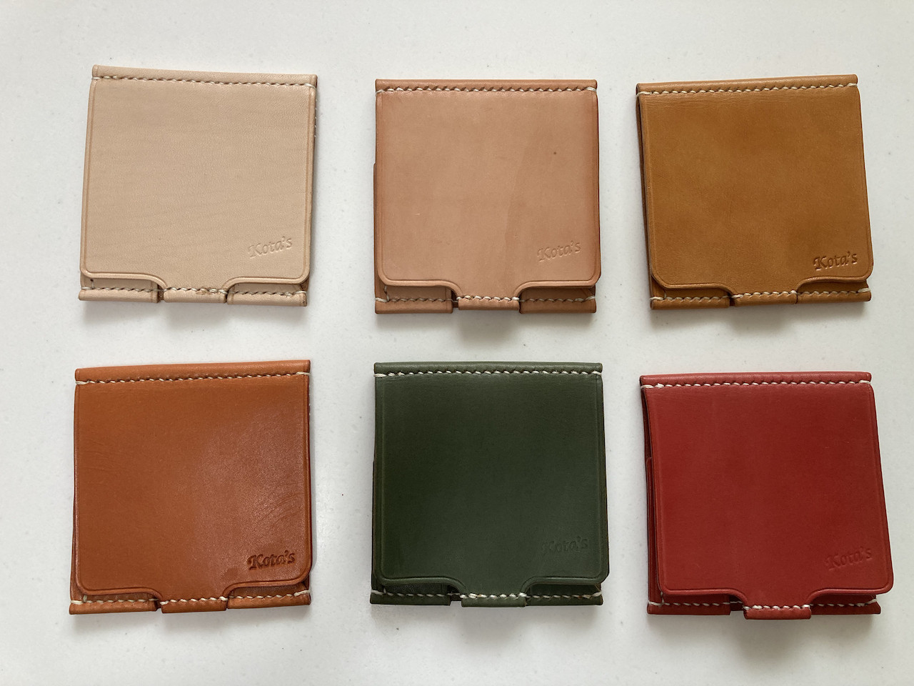 金具レス_レザー札ばさみ／マネークリップ