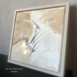 現代アート 40×30㎝ キラキラ 大きめ モダン アートパネル