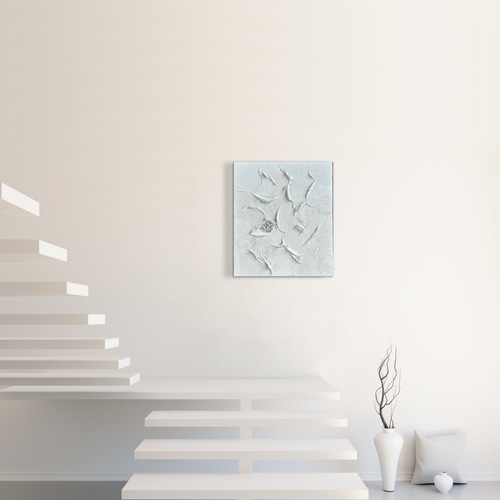 現代アート 53×45.5㎝ テクスチャーアート 大きめ モダン アートパネル