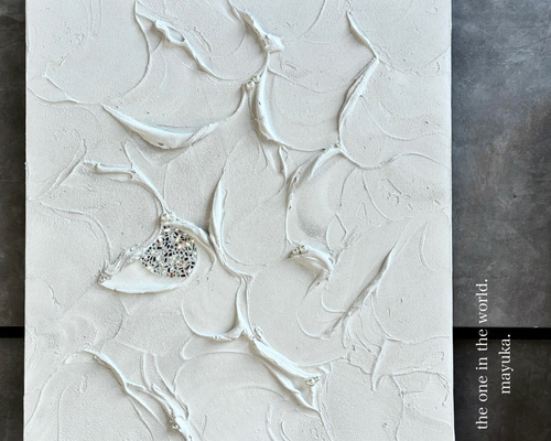 現代アート 53×45.5㎝ テクスチャーアート 大きめ モダン アートパネル