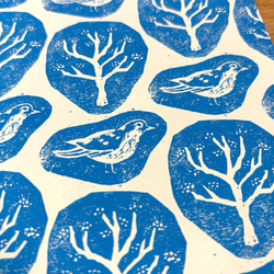 レターセット - 木と鳥 2枚目の画像