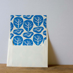 レターセット - 木と鳥 3枚目の画像