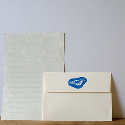 レターセット - 木と鳥 4枚目の画像