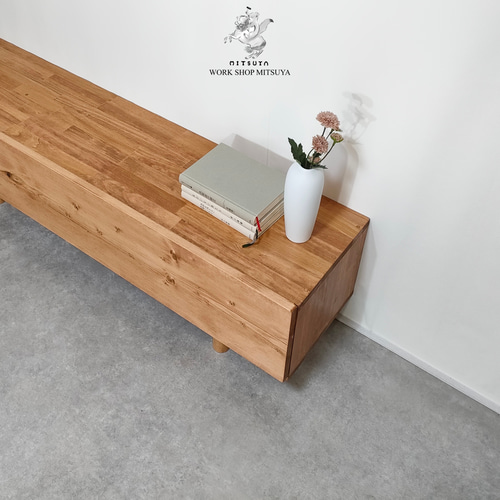 WORK SHOP MITSUYA 工房　テレビボード TV wood board