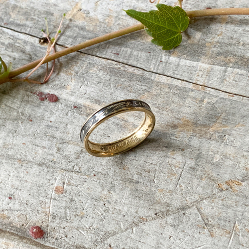 シンプル フランスCENTIMESスリムコインリング アンティーク