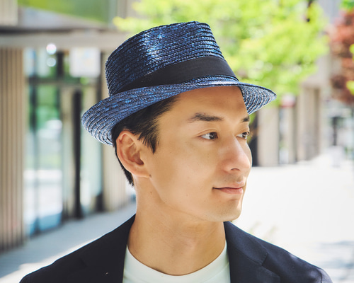 NOAH ノア Shadow Plaid 5 キャップ 帽子 ブルー ネイビー（Core