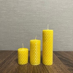 シンプルな蜜蝋キャンドル〈Lサイズ〉 キャンドル・キャンドル