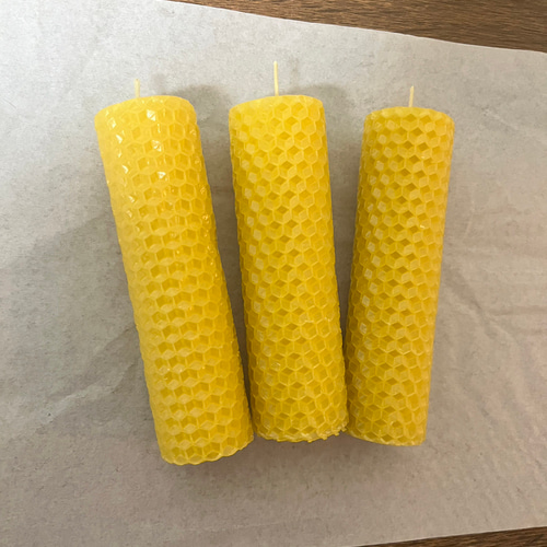 シンプルな蜜蝋キャンドル〈Lサイズ〉 キャンドル・キャンドル