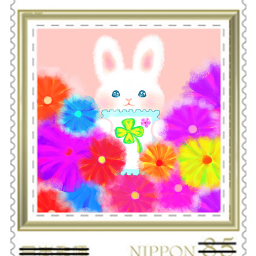 うさぎの85円切手10枚セット❀ レターセット ゆきのれなこ 通販