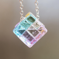 Glass Studio Hand ダイクロガラスペンダント‐オーロラの結氷‐ ダイクロガラスペンダント “オーロラの結氷” G-20 ネックレス