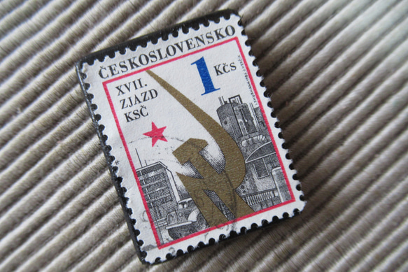 捷克斯洛伐克郵票胸針1139 第2張的照片