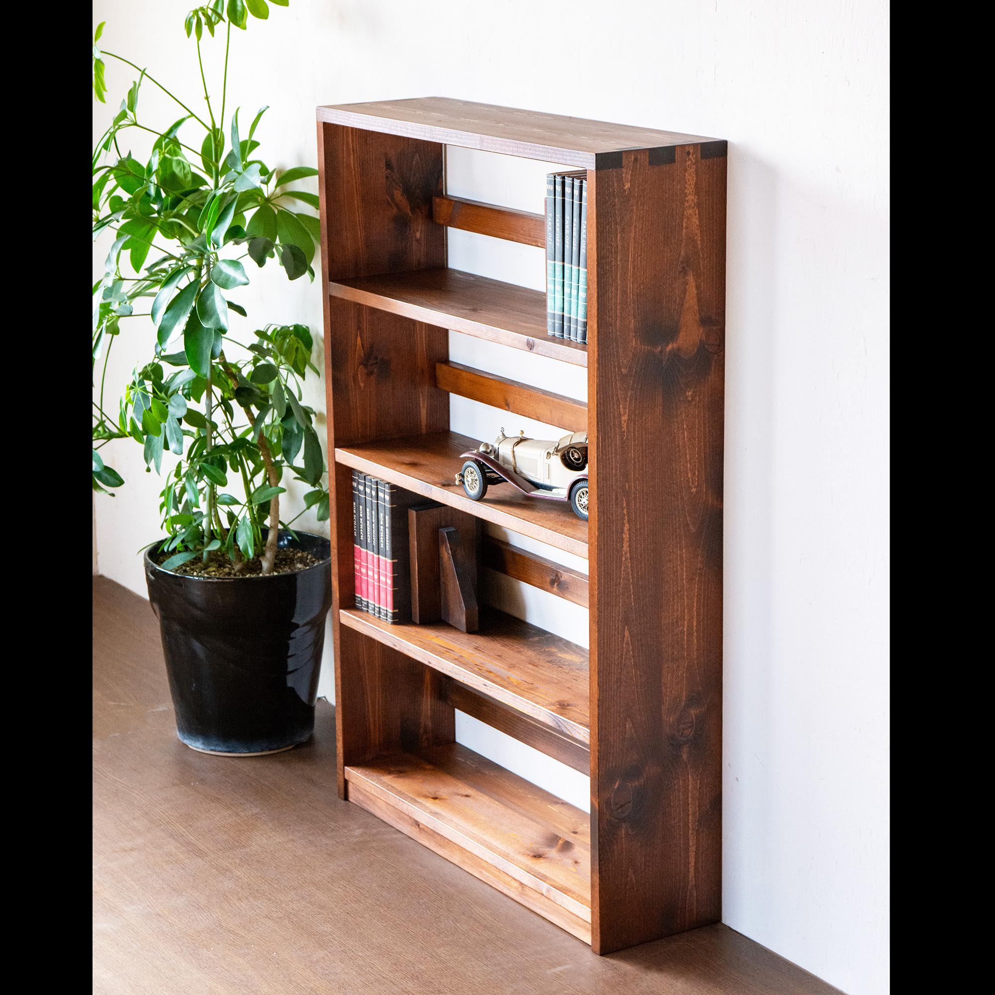 ブックシェルフ／ブラウン