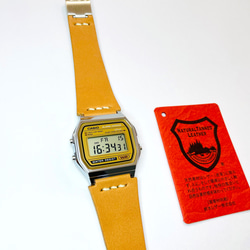 栃木レザー「A158」専用ベルト natural 腕時計 かなぶん工房 通販