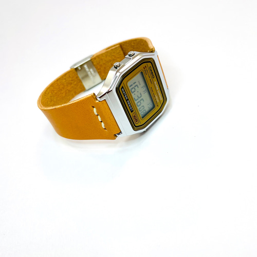 ma✚ベルト 栃木レザー「A158」専用ベルト natural 腕時計 かなぶん工房 通販