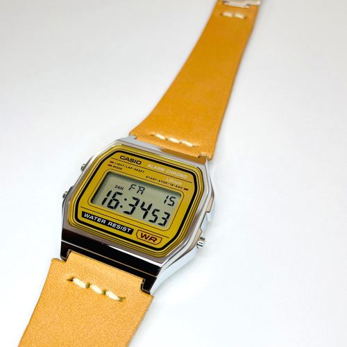 栃木レザー「A158」専用ベルト natural 腕時計 かなぶん工房 通販