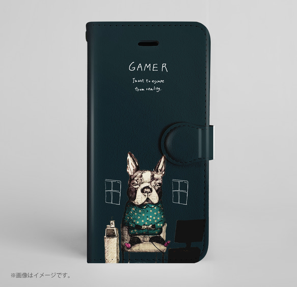 Original手帳型iPhoneケース「GAMER」 1枚目の画像