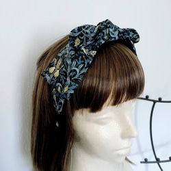 William Morris ウィリアムモリス 《EDEN》大人のリボンカチューシャ