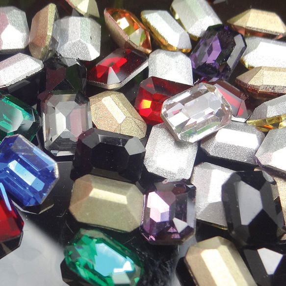 約 30 顆優質玻璃石 / 長方形大 ★ Bijou ★ 分類 / 美甲 / 裝飾零件 / Chaton 第3張的照片