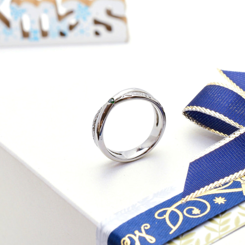 Hauʻoli*ring】お守りリング 幸福 幸せ 誕生石 ハワイアンジュエリー