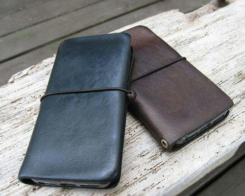 ハンドメイド本牛革手帳型スマホケース 253ba3a6c40f11d86c499278efb314