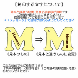 ﾘﾆｭｰｱﾙ【あるふぁべっとキーホルダー】  木製 名札 名前 迷子札 キーホルダー ネームタグ 記念品 出産祝 10枚目の画像