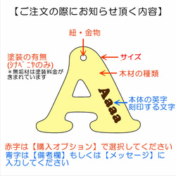 ﾘﾆｭｰｱﾙ【あるふぁべっとキーホルダー】  木製 名札 名前 迷子札 キーホルダー ネームタグ 記念品 出産祝 11枚目の画像