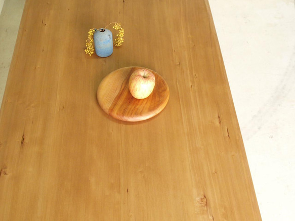 ダイニングテーブル 無垢 引出４杯 モミの木 横180ｃｍ 無垢板 024 宮崎 無垢家具 モミの木家具 11枚目の画像