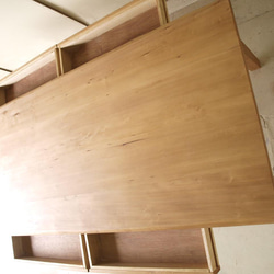 ダイニングテーブル 無垢 引出４杯 モミの木 横180ｃｍ 無垢板 024 宮崎 無垢家具 モミの木家具 2枚目の画像
