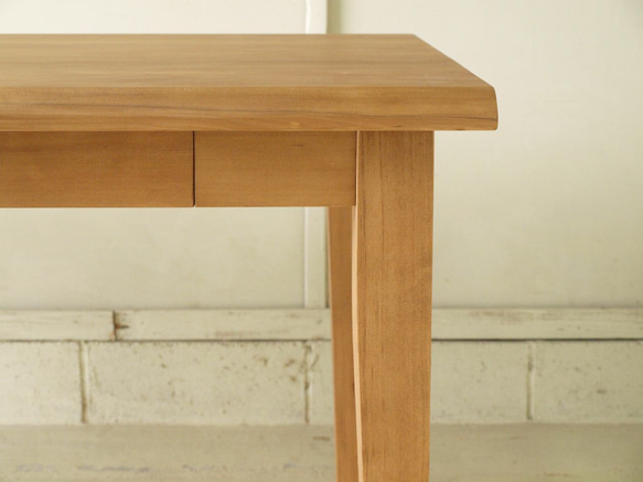 ダイニングテーブル 無垢 引出４杯 モミの木 横180ｃｍ 無垢板 024 宮崎 無垢家具 モミの木家具 5枚目の画像
