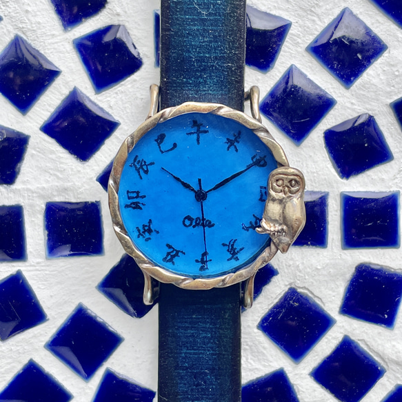 夜貓子手錶 M 深藍色 Edo 第11張的照片