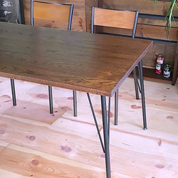 Crenata table 12*75(W)　国産無垢材　天然オイル仕上　ダイニングテーブル 3枚目の画像