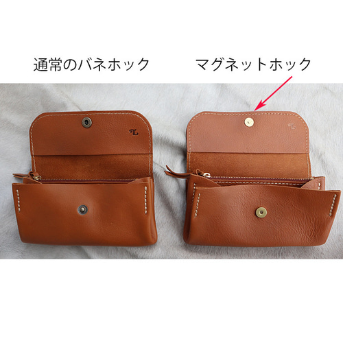 牛革のアコーディオンジャバラ財布/レディース長財布
