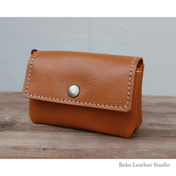 かわいい革の財布/ハンドメイドのコンパクトな財布/miru-ca その他ミニ