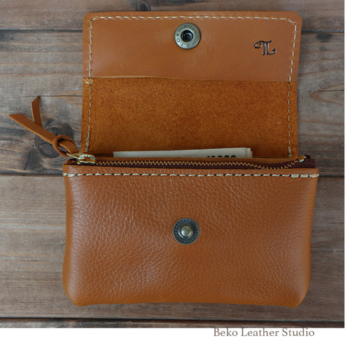 かわいい革の財布/ハンドメイドのコンパクトな財布/miru-ca その他ミニ