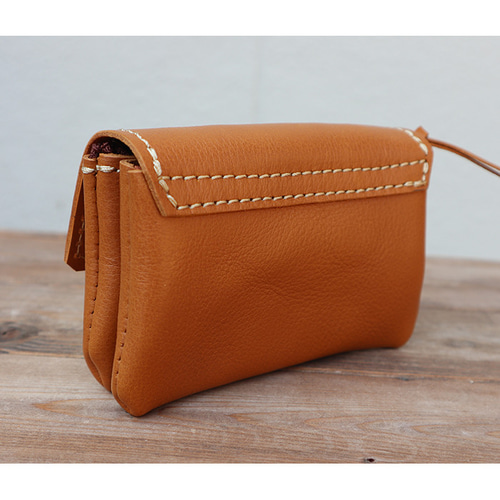 かわいい革の財布/ハンドメイドのコンパクトな財布/miru-ca その他ミニ