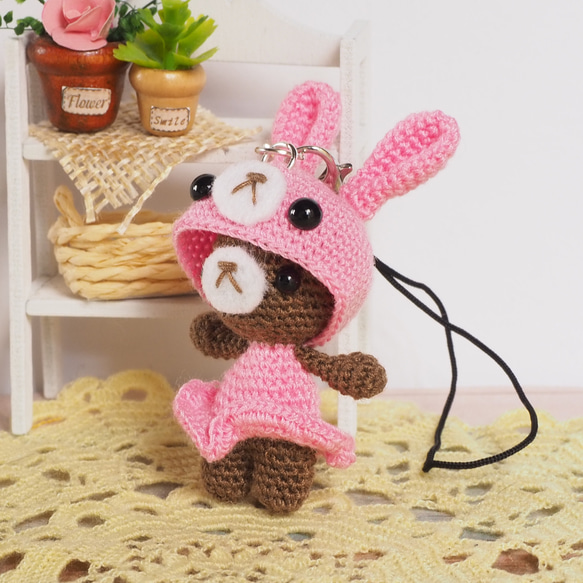 [Made to Order] Rabbit Costume Crochet Amigurumi 第2張的照片