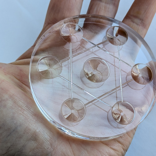 七星陣浄化台/七星陣置物/丸玉台座/スフィア台座/浄化ﾊﾟﾜｰｽﾎﾟｯﾄ/p025